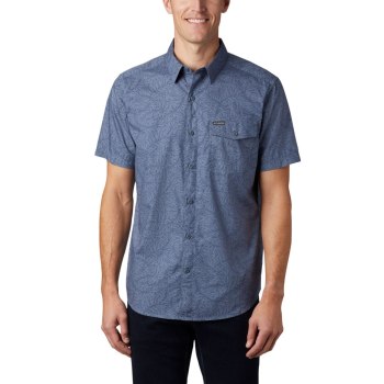 Columbia Muške Košulje - Summer Chill Short Sleeve Plave | ACJL-73548